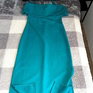 Leith Teal dress